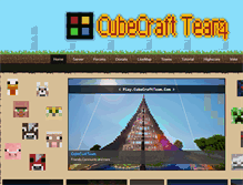 Tablet Screenshot of cubecraft.webstarts.com