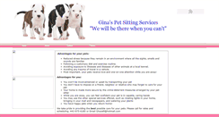 Desktop Screenshot of petsitterservices.webstarts.com