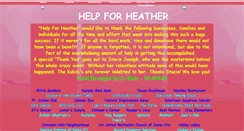 Desktop Screenshot of helpforheather.webstarts.com