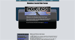 Desktop Screenshot of modelersocialclub.webstarts.com