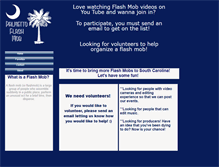 Tablet Screenshot of palmettoflashmob.webstarts.com