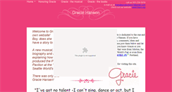 Desktop Screenshot of graciehansen.webstarts.com