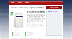 Desktop Screenshot of bestportableairconditionerreviews.webstarts.com
