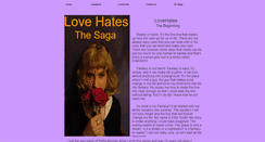 Desktop Screenshot of lovehates-thesaga.webstarts.com