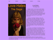 Tablet Screenshot of lovehates-thesaga.webstarts.com