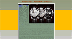 Desktop Screenshot of kennethcolewatches.webstarts.com