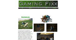 Desktop Screenshot of gamingfixx.webstarts.com