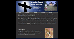 Desktop Screenshot of franklinnazarene.webstarts.com