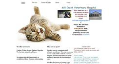 Desktop Screenshot of millcreekveterinaryhospital.webstarts.com