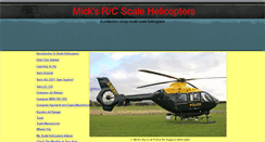 Desktop Screenshot of micksscalehelicopters.webstarts.com
