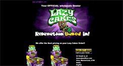 Desktop Screenshot of lazycakes.webstarts.com