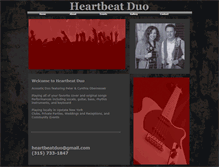 Tablet Screenshot of heartbeatduo.webstarts.com