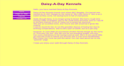 Desktop Screenshot of daisyadaykennels.webstarts.com