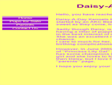Tablet Screenshot of daisyadaykennels.webstarts.com