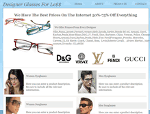 Tablet Screenshot of designerglassesforless.webstarts.com