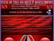 Tablet Screenshot of naservicestrinidad.webstarts.com