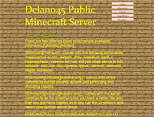 Tablet Screenshot of delano45.webstarts.com