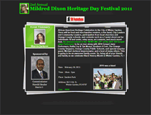 Tablet Screenshot of mildreddixonheritagedayfestival.webstarts.com