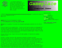Tablet Screenshot of gameplace.webstarts.com