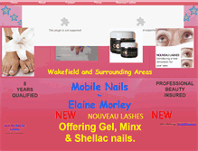 Tablet Screenshot of magicnails.webstarts.com