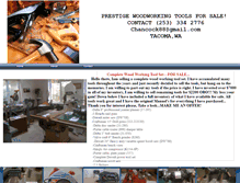 Tablet Screenshot of prestigewoodworkingtools.webstarts.com