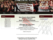 Tablet Screenshot of nsbmsstingraystingers.webstarts.com