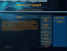 Tablet Screenshot of iamgoatleague.webstarts.com