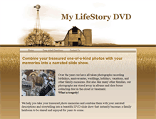 Tablet Screenshot of mylifestorydvd.webstarts.com