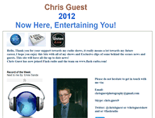 Tablet Screenshot of chrisguest.webstarts.com