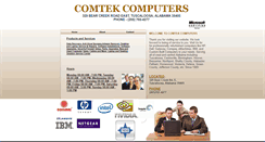 Desktop Screenshot of comtek.webstarts.com