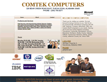 Tablet Screenshot of comtek.webstarts.com