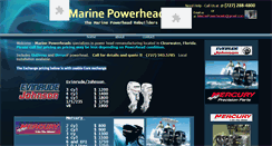 Desktop Screenshot of marinepowerheads.webstarts.com