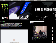 Tablet Screenshot of calidjproductions.webstarts.com