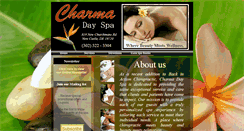 Desktop Screenshot of charmadayspa.webstarts.com