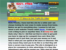 Tablet Screenshot of moneymakerforagoraphobics.webstarts.com