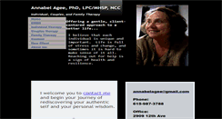 Desktop Screenshot of annabelagee.webstarts.com