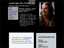 Tablet Screenshot of annabelagee.webstarts.com