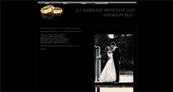 Desktop Screenshot of marriageofficiant.webstarts.com