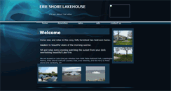 Desktop Screenshot of erieshorelakehouse.webstarts.com