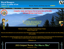 Tablet Screenshot of calvaryroyalrangers.webstarts.com
