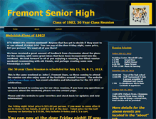 Tablet Screenshot of fhsclassof82.webstarts.com