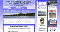 Desktop Screenshot of ironmountainlakenews1.webstarts.com