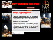 Tablet Screenshot of nativehustlersbasketball.webstarts.com