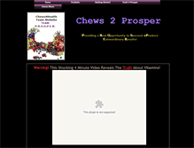 Tablet Screenshot of chews2prosper.webstarts.com