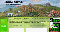 Desktop Screenshot of ecojaunt.webstarts.com