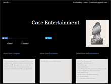 Tablet Screenshot of caseentertainment.webstarts.com