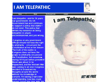 Tablet Screenshot of iamtelepathic.webstarts.com