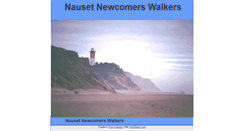 Desktop Screenshot of nausetwalkers.webstarts.com