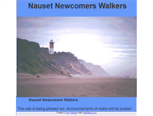 Tablet Screenshot of nausetwalkers.webstarts.com