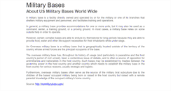 Desktop Screenshot of militarybases.webstarts.com